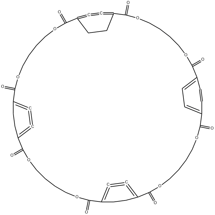PBT 环状四聚体 结构式