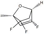 7-Oxabicyclo[2.2.1]hept-2-ene,5,6,6-trifluoro-1-methyl-,(1R,4S,5S)-rel-(9CI) 结构式