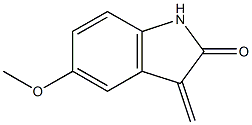 2H-Indol-2-one,1,3-dihydro-5-methoxy-3-methylene-(9CI) 结构式