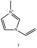 1-乙烯基-3-甲基咪唑碘盐 结构式