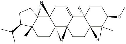 3α-Methoxy-D:C-friedo-B':A'-neogammacer-9(11)-ene 结构式