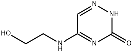 1,2,4-Triazin-3(2H)-one,5-[(2-hydroxyethyl)amino]-(9CI) 结构式