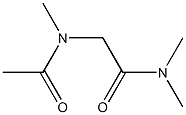 N-acetyl-N-methylglycine-N',N'-dimethylamide 结构式