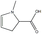 1H-Pyrrole-2-carboxylicacid,2,3-dihydro-1-methyl-(9CI) 结构式