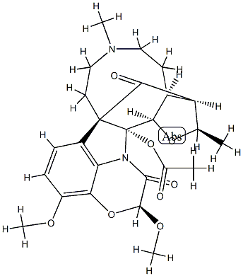 11-Methoxydichotine (neutral)2-acetate 结构式