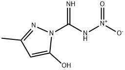 1H-Pyrazole-1-carboximidamide,5-hydroxy-3-methyl-N-nitro-(9CI) 结构式