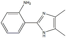 2-(4,5-dimethyl-1H-imidazol-2-yl)aniline 结构式