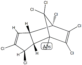 1,2-Dichlorochlordene 结构式
