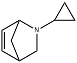 2-Azabicyclo[2.2.1]hept-5-ene,2-cyclopropyl-(9CI) 结构式