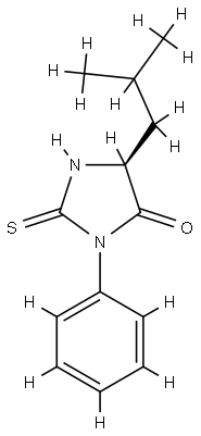 PHENYLTHIOHYDANTOIN LEUCINE) 结构式