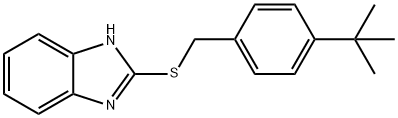 2-[(4-tert-butylbenzyl)sulfanyl]-1H-benzimidazole 结构式