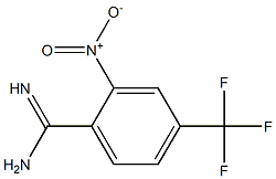 4-(trifluoromethyl)-2-nitrobenzamidine 结构式