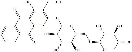 lucidin 3-O-beta-primveroside 结构式