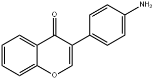 4H-1-Benzopyran-4-one,3-(4-aminophenyl)-(9CI) 结构式