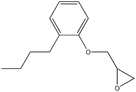 对仲丁基苯酚缩水甘油醚 结构式