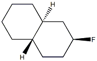 Naphthalene, 2-fluorodecahydro-, (2R,4aR,8aR)-rel- (9CI) 结构式