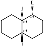 Naphthalene, 1-fluorodecahydro-, (1R,4aS,8aR)-rel- (9CI) 结构式