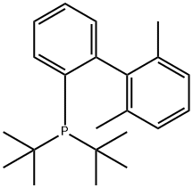 2-二-叔丁基膦-2',6'-二甲基联苯 结构式