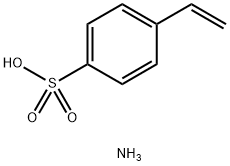 4-乙烯苯磺酸铵盐均聚物 结构式
