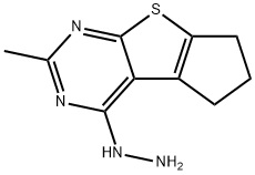 12-hydrazinyl-10-methyl-7-thia-9,11-diazatricyclo[6.4.0.0,]dodeca-1(12),2(6),8,10-tetraene 结构式