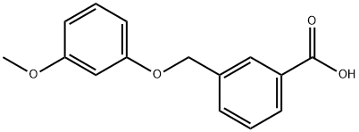 3-(3-methoxyphenoxymethyl)benzoic acid 结构式