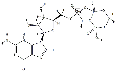 guanosine 5'-(beta,gamma-methylene)triphosphate 结构式