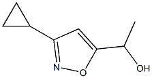5-Isoxazolemethanol,3-cyclopropyl--alpha--methyl-(9CI) 结构式