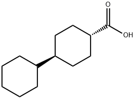 (1α,4β)-4-Cyclohexylcyclohexanecarboxylic acid 结构式
