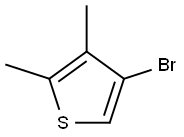 4-BroMo-2,3-diMethylthiophene, .2 结构式