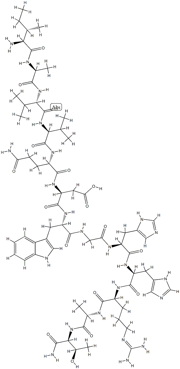 坎普他汀对照肽 结构式