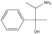 3-AMINO-2-PHENYLBUTAN-2-OL 结构式