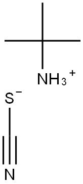 TERT-BUTYLAMMONIUM THIOCYANATE) 结构式