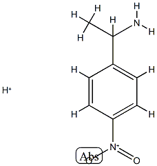 Benzenemethanamine,  -alpha--methyl-4-nitro-,  conjugate  monoacid  (9CI) 结构式