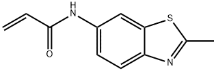 2-Propenamide,N-(2-methyl-6-benzothiazolyl)-(9CI) 结构式