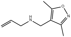 4-Isoxazolemethanamine,3,5-dimethyl-N-2-propenyl-(9CI) 结构式