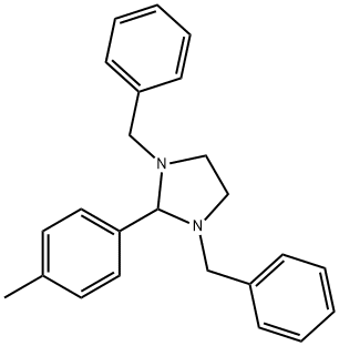 1,3-dibenzyl-2-(4-methylphenyl)imidazolidine 结构式