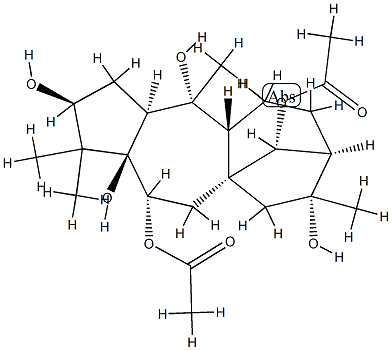 grayanotoxin III 6,14-diacetate 结构式