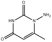 2,4(1H,3H)-Pyrimidinedione,1-amino-6-methyl-(9CI) 结构式