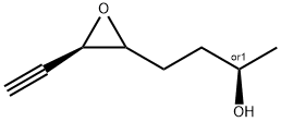 Oxiranebutanol, 3-ethynyl-, (2R,3R)-rel- (9CI) 结构式