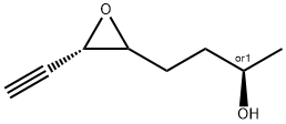 Oxiranebutanol, 3-ethynyl-, (2R,3S)-rel- (9CI) 结构式