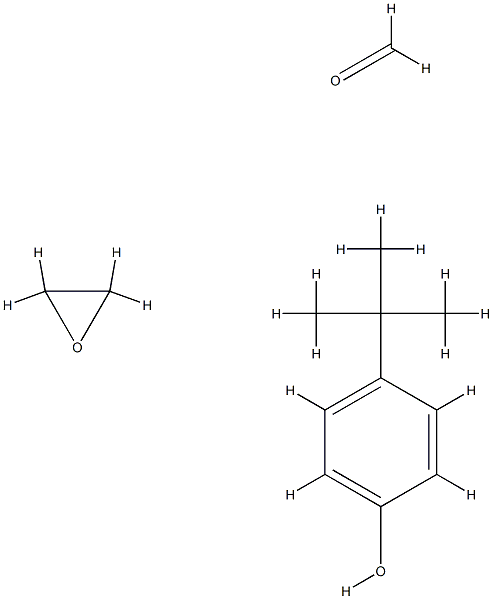 甲醛与4-(1,1-二甲基乙基)苯酚和环氧乙烷的聚合物 结构式