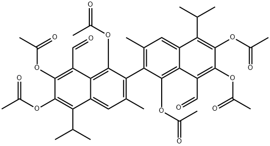 GOSSYPOLACETICACID 结构式