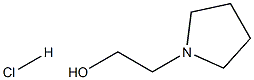 1-Pyrrolidineethanol,hydrochloride (1:1) 结构式