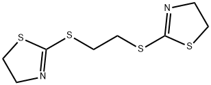 1,2-双(2-噻唑啉-2-基硫基)乙烷 结构式