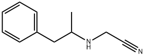 (±)-[(α-Methylphenethyl)aMino]acetonitrile 结构式