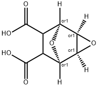 3,8-Dioxatricyclo[3.2.1.02,4]octane-6,7-dicarboxylicacid,(1R,2S,4R,5S)-rel-(9CI) 结构式