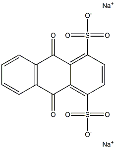 9,10-Dihydro-9,10-dioxo-1,4-anthracenedi(sulfonic acid sodium) salt 结构式