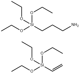 1-Propanamine, 3-(triethoxysilyl)-, polymer with ethenyltriethoxysilane 结构式