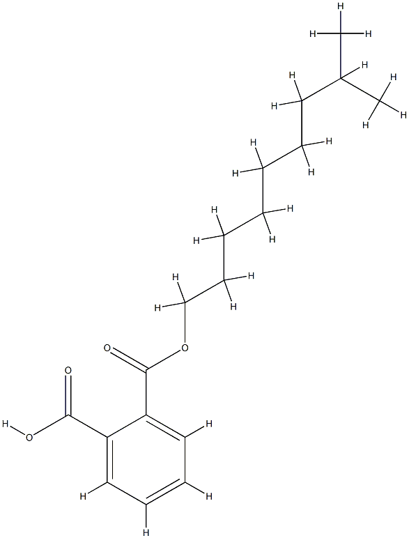 MONOISODECYLPHTHALATE 结构式