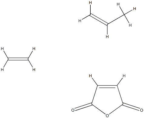 2,5-呋喃二酮与乙烯和1-丙烯的聚合物 结构式